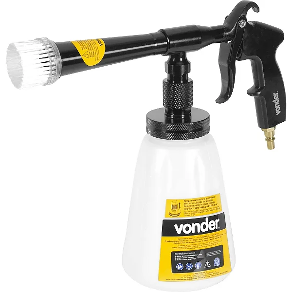 Pistola Tornador Vonder com Rolamento p/ Limpeza Automotiva Estofados Carpetes e Bancos