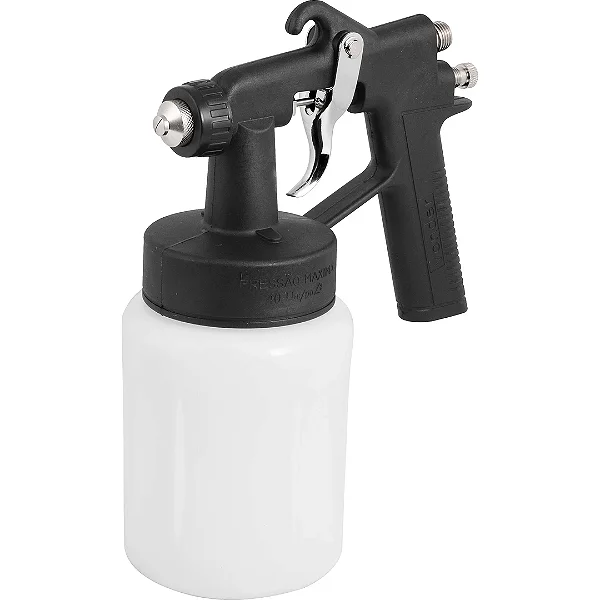 Pistola para Pintura Vonder PPV 90 com Caneca Plástica 600ml Ar Direto e 2 Bicos Intercambiáveis