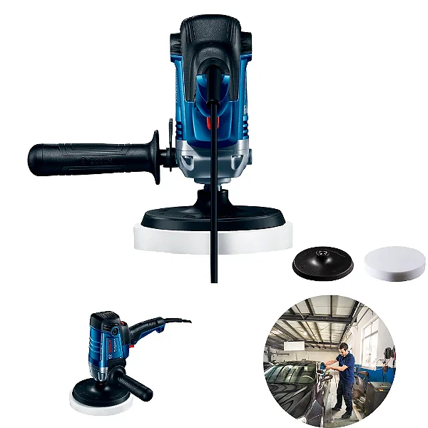 Politriz Bosch GPO 950 950W Profissional 220V 6 Velocidades Soft Start Controle Eletrônico