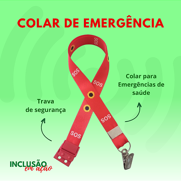 Colar de SOS Emergência
