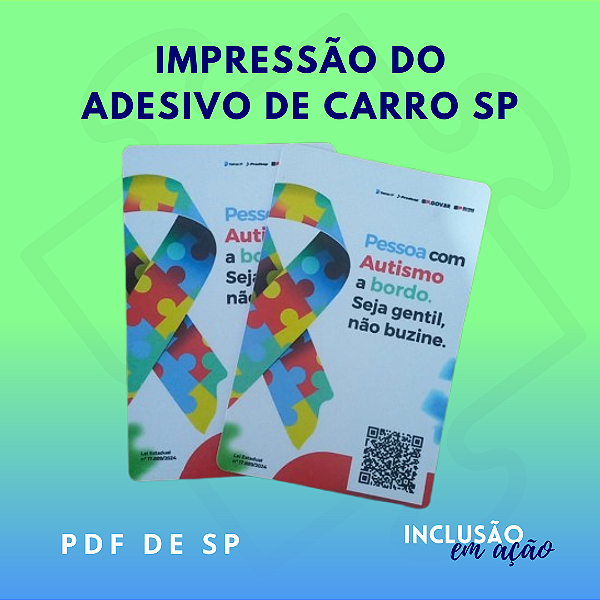 Impressão Adesivo de Carro SP
