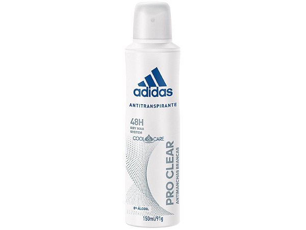 Adidas Desodorante Pro Clear Feminino 150mL