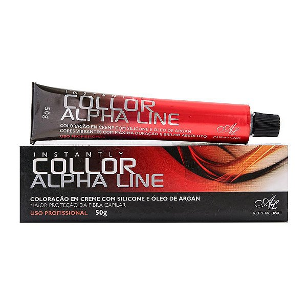 Alpha Line Coloração Instantly Collor 5.1 Castanho Claro Cinza