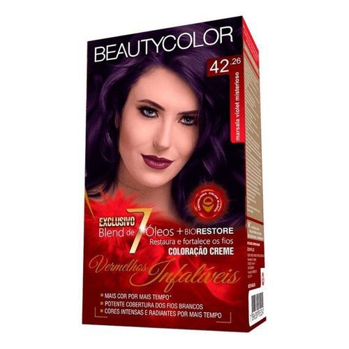 Beauty Color Coloração Kit 42.26 Marsala Violet Misterioso