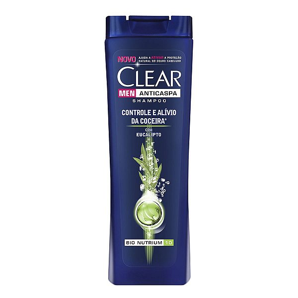 Clear Men Shampoo Anticaspa Controle e Alívio da Coceira 400mL