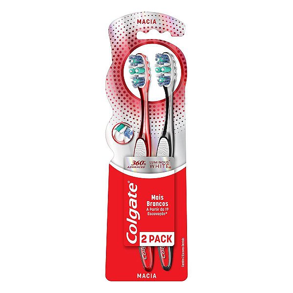 Colgate Escova Dental Luminous White Leve 2 Pague 1