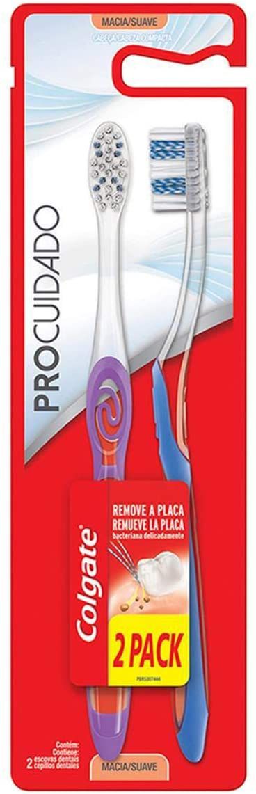 Colgate Escova Dental Pró Cuidado Pack C/2