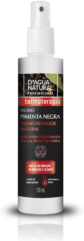 D'Água Natural Fluido Pimenta Negra  190ml