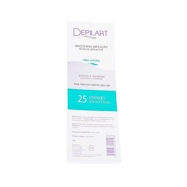 Depilart Lenço 25 unidades 50g