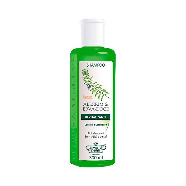 Flores e Vegetais Shampoo Alecrim e Erva Doce 300ml