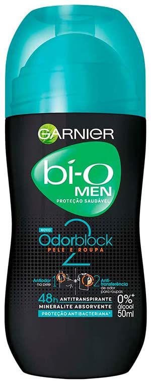 Garnier Bí-O Desodorante Roll-on Odorblock Masculino 50mL