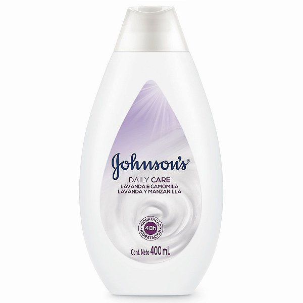 Johnson's Hidratante Corporal Daily Care Lavanda e Camomila 400ml