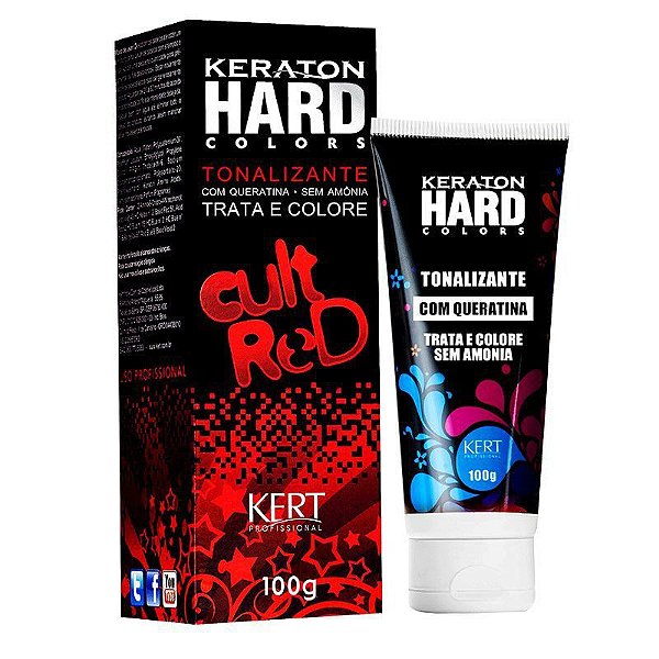 Keraton Tonalizante Hard Colors Cult Red 100g