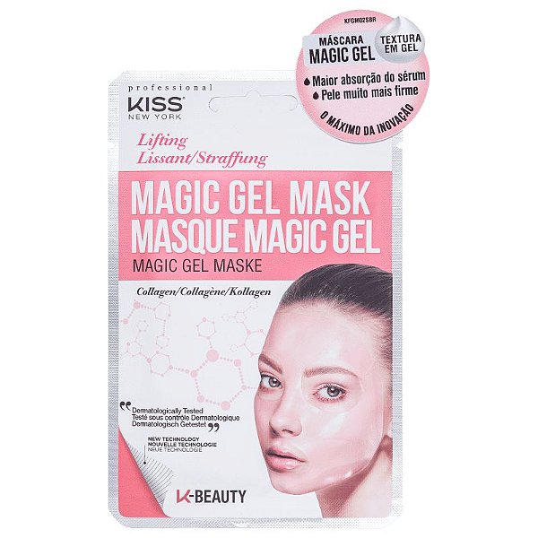 Kiss Máscara Facial Magic Gel Colágeno 23mL