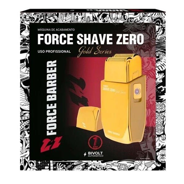 MQ Professional Máquina de Acabamento Force Shave Zero Gold Bivolt