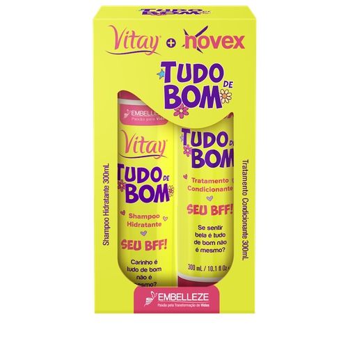 Novex Kit Shampoo + Condicionador Tudo de Bom 300ml
