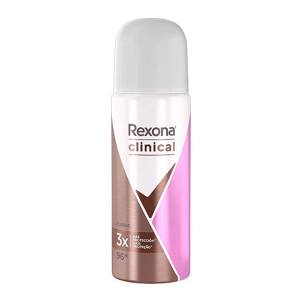 Desodorante Aerosol Rexona Clinical Feminino Classic 91g