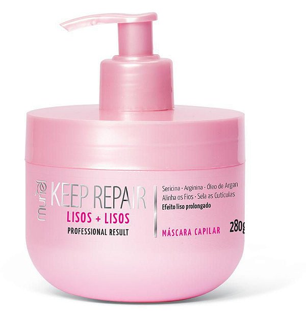 Muriel Máscara Capilar Keep Repair Lisos + Lisos 250g - Padron Perfumaria