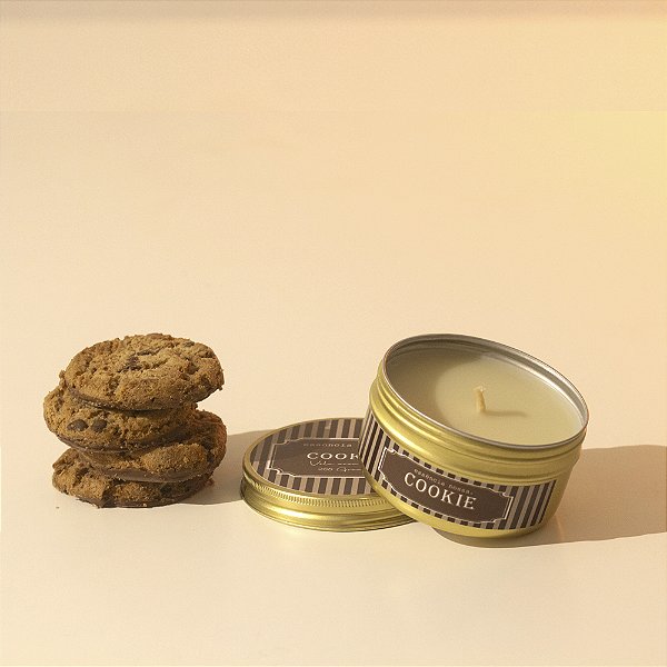 Vela Cookie Lata