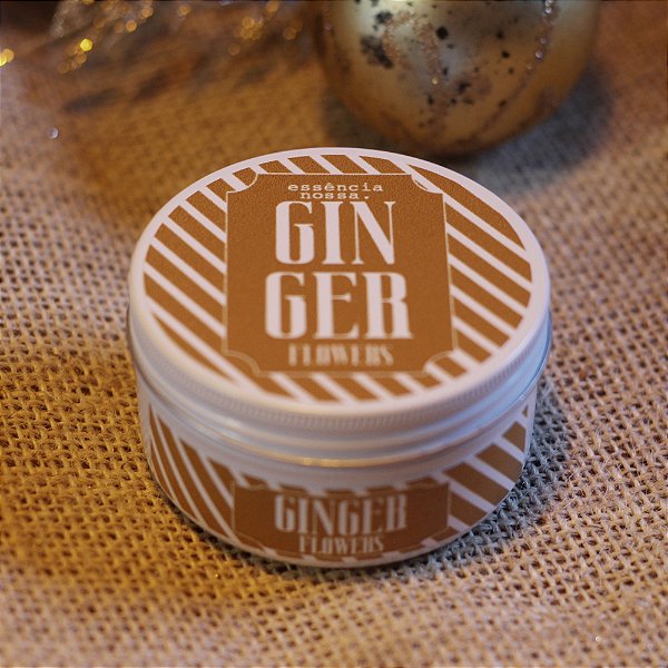 Vela Lata Ginger Flowers