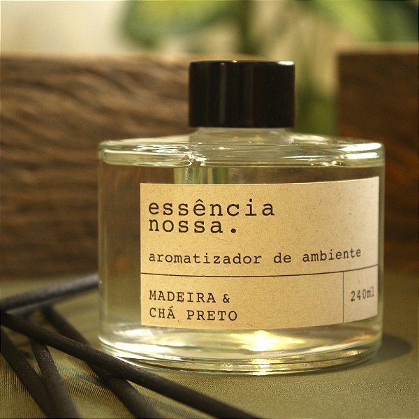 Aromatizador Madeira e Chá Preto