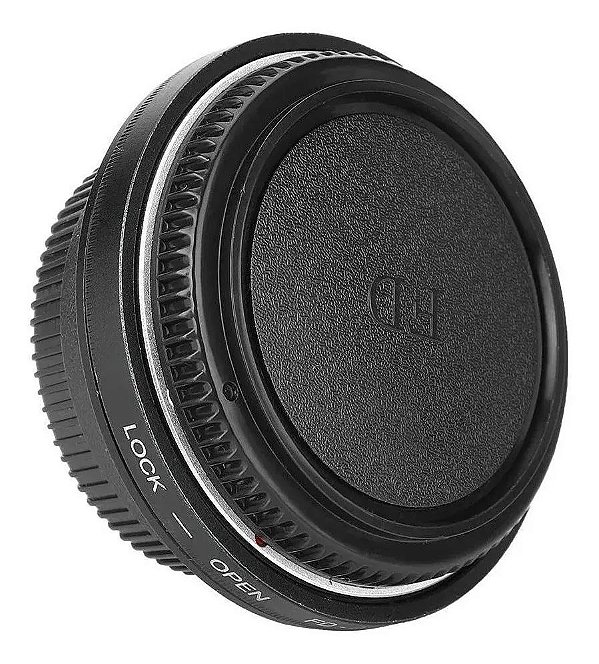 Anel Adaptador para Lente Canon Fd em Câmera Nikon - com Foco no Infinito (FD-AI)