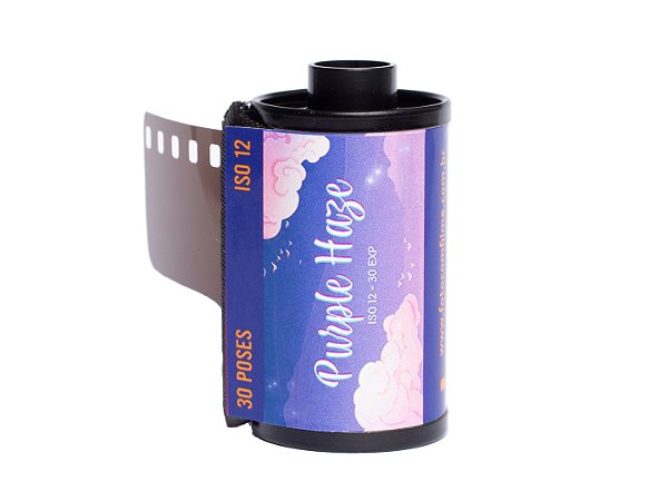 Filme 35mm - Purple Haze - ISO 12 - Colorido / Preto e Branco - Novo