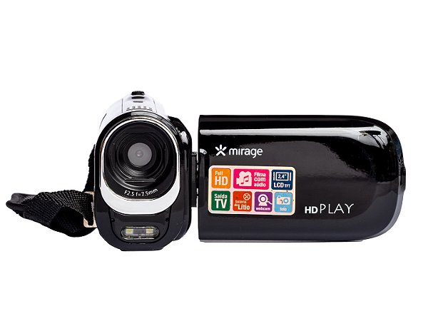 Filmadora e Câmera Fotográfica Digital - Mirage HD Play - Nova, na Caixa (9.6/10)