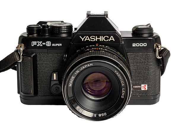 Câmera 35mm - Yashica FX-3 Super 2000 (9.7/10) + Lente 50mm f1.9 +