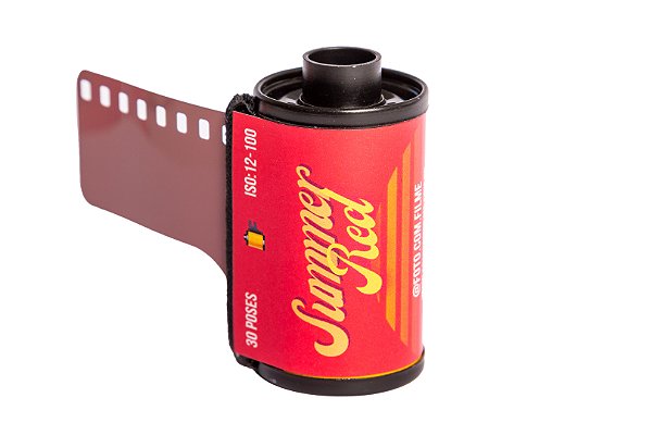 Filme 35mm - Summer Red (Redscale) - ISO 12 a 100 - 30 poses - Novo