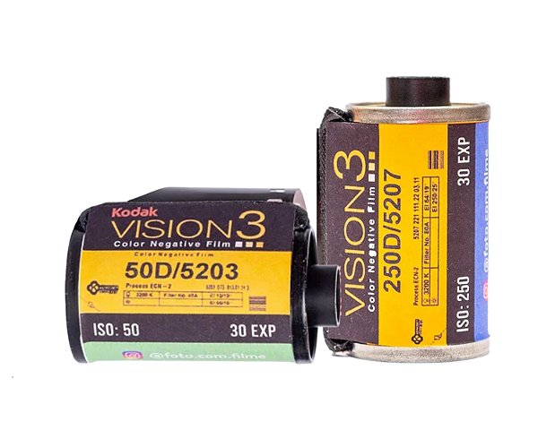2x Filmes 35mm - Kit Kodak Vision3 Daylight - 50D/250D - 30 poses