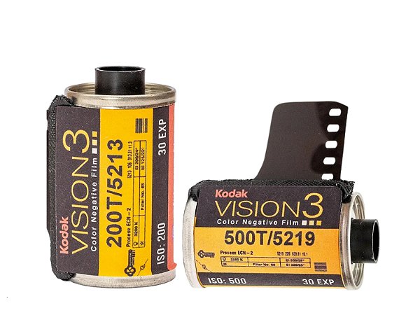 2x Filmes 35mm - Kit Kodak Vision3 Tungsten - 200T/500T - 30 poses