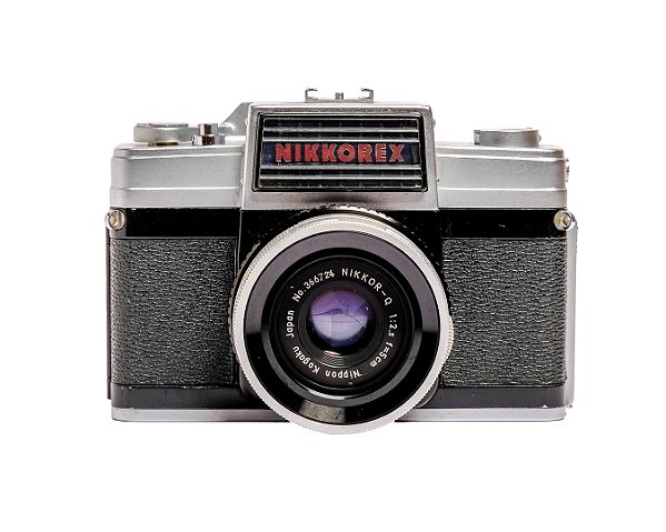 Câmera 35mm - Nikkorex 35 II + Case + 2 Filmes - Condição 8.5/10