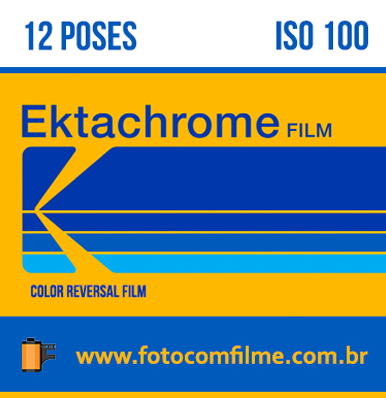 Filme 35mm Kodak Ektachrome 100D / Slide - 12 Poses - Novo