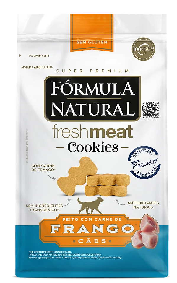 Cookies Cães Adultos Frango Fórmula Natural Fresh Meat 150g