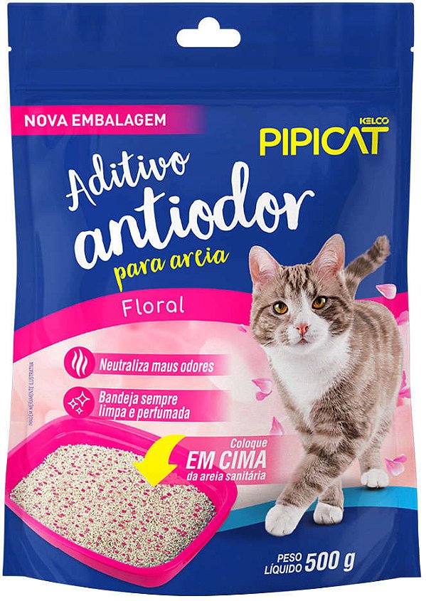 Aditivo Antiodor Pipicat Floral para Gatos 500 g