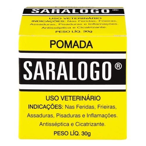 Pomada Cicatrizante Matacura Saralogo para Cães e Gatos 30 g