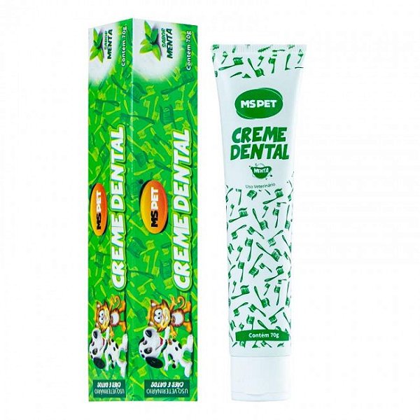 Creme Pasta MS PET Menta para Cães e Gatos 70 g