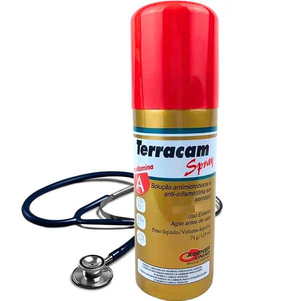 Spray Cicatrizante Anti-inflamatório e Antimicrobiano Terracam 125ml