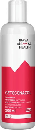 Shampoo Antifúngico Ibasa Animal Health Cetoconazol para Cães e Gatos