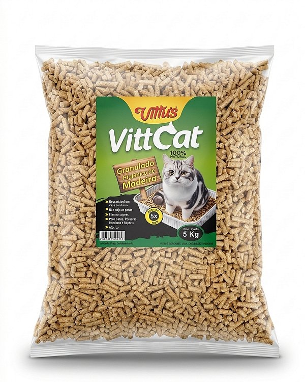 Granulado Higiênico de Madeira Pellet para Roedores