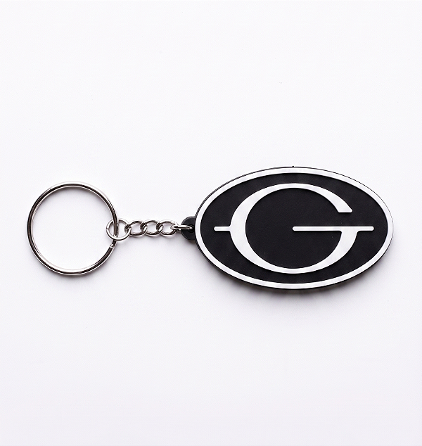 CHAVEIRO GULFSTREAM ALTO RELEVO 3D - PRETO