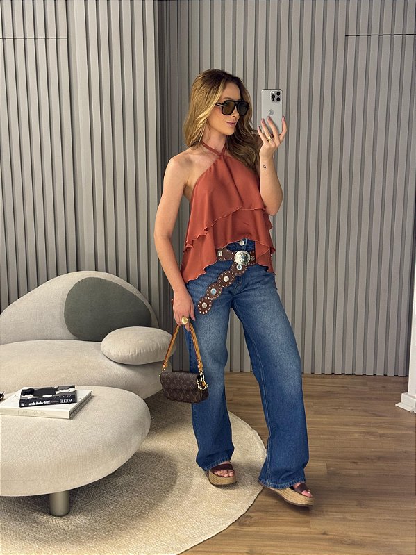 Calça Super Wide Leg