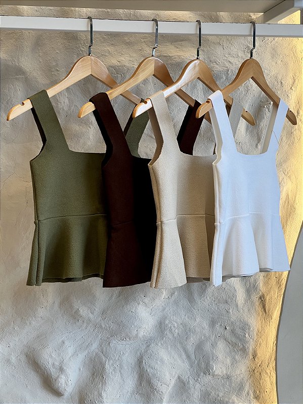 Blusa Peplum Ariadne