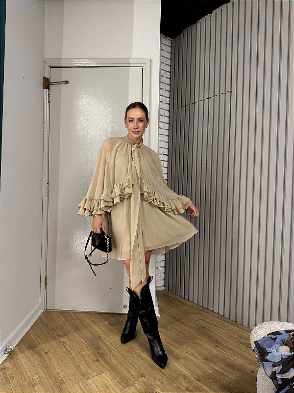 Vestido Capa Geórgia