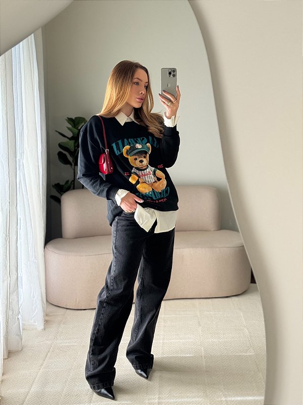 Blusa Moletom Baseball