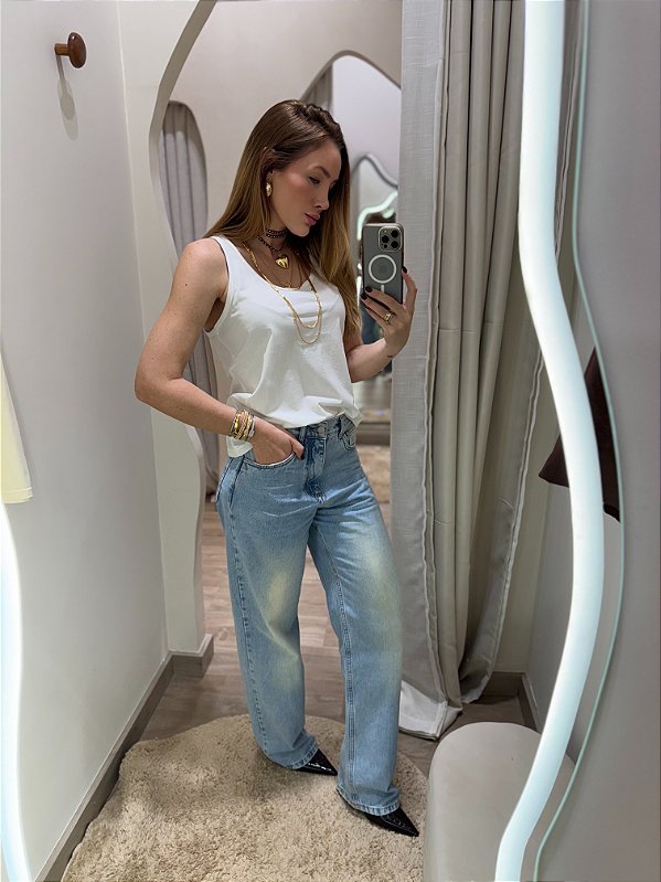 Calça Jeans Reta Virginia