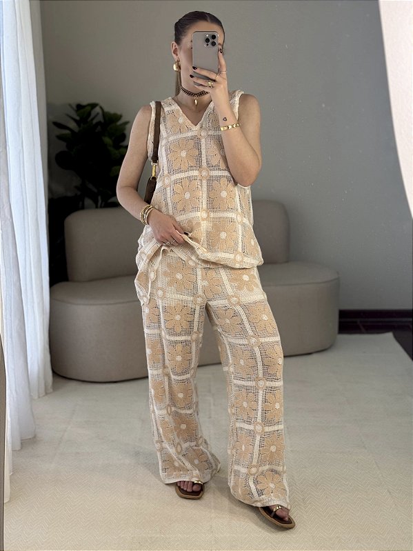 Calça Crochê Ella