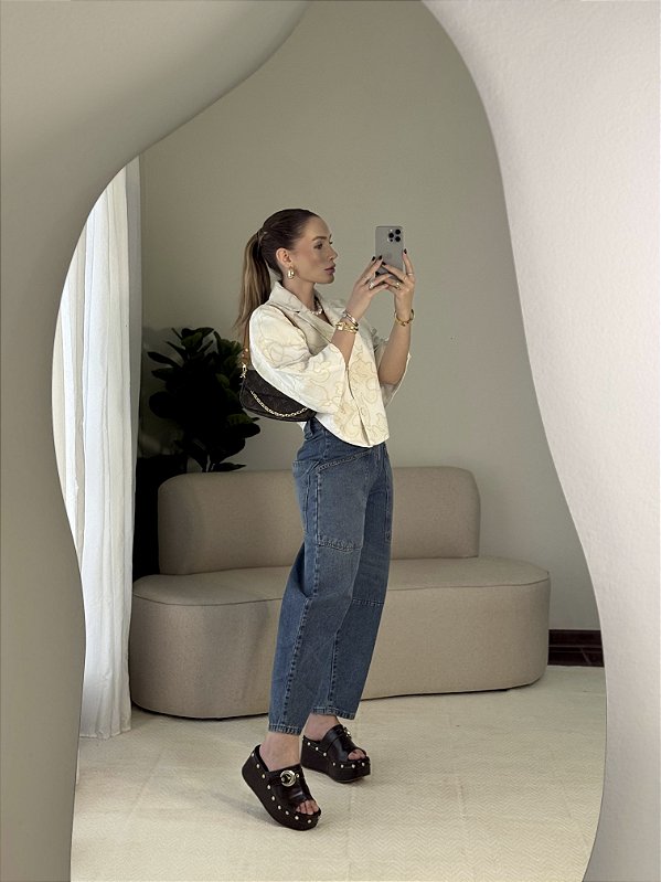 Calça Jeans Loose