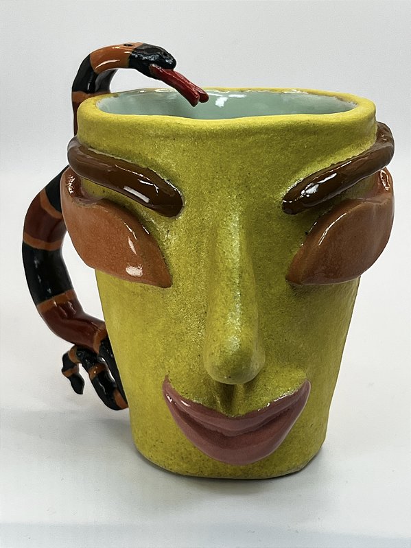 Caneca cerâmica artesanal ARROBOBOI